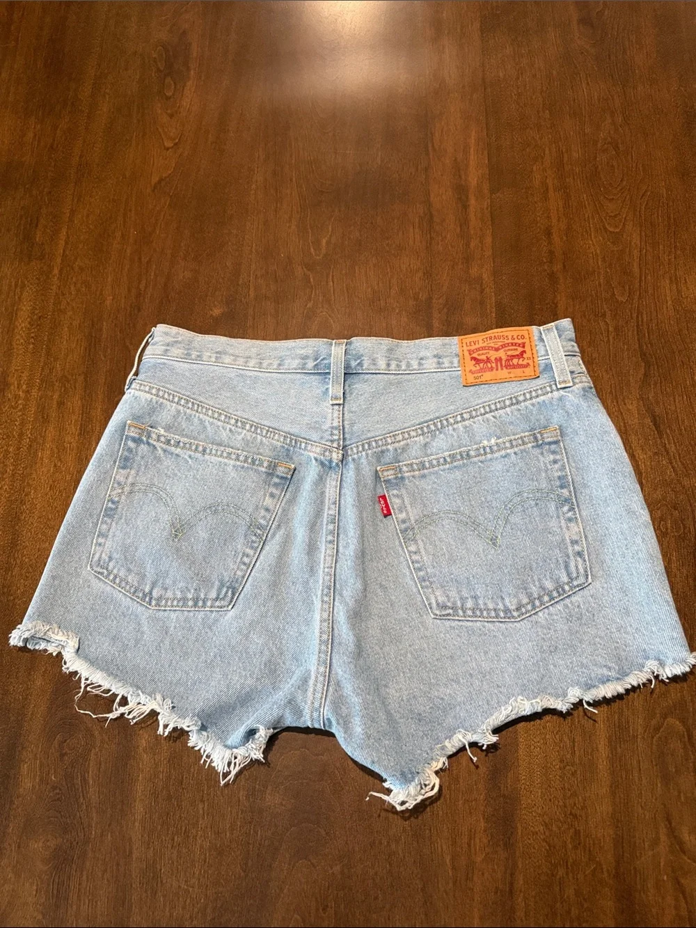 Levi's Light Blue Denim Jean Shorts